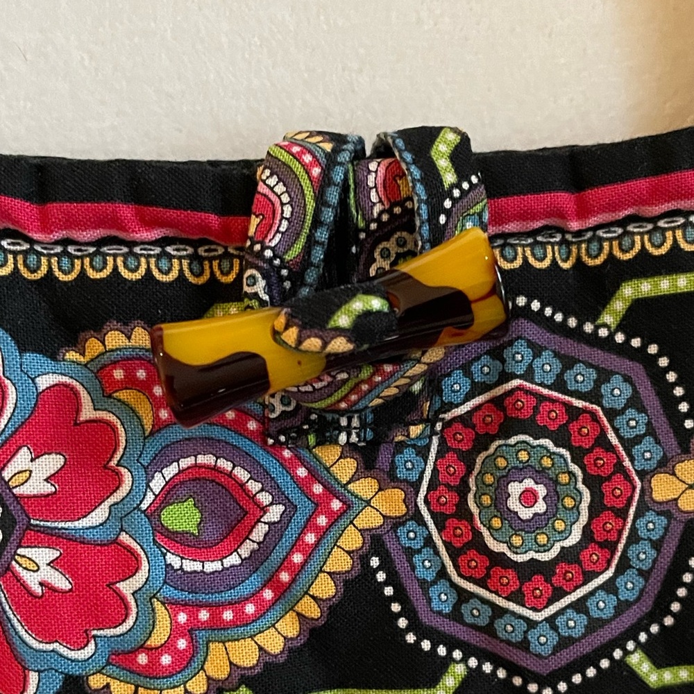 Vera Bradly Tote shoulder Bag Front Tie - Picture 3 of 7